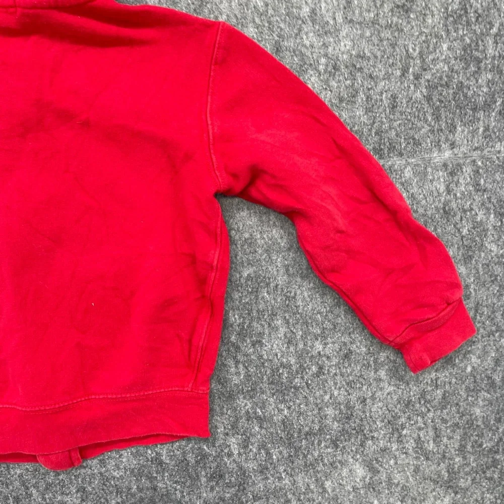 Polo Ralph Lauren Hoodie Boys Red Zip and Gray Joggers Tracksuit Set Size 6